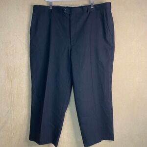 Joseph &‎ Feiss Mens Wool Dress Pants Trousers Comfort Stretch Black Sz 42
